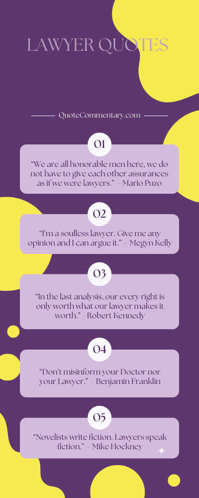 70 Lawyer Quotes Their Meanings Explanations